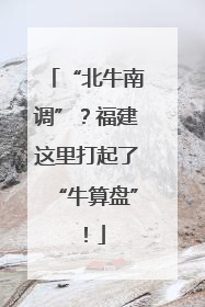 “北牛南调”？福建这里打起了“牛算盘”！