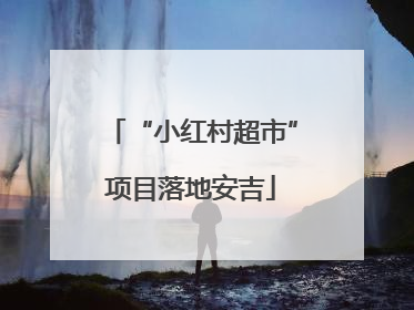 “小红村超市”项目落地安吉