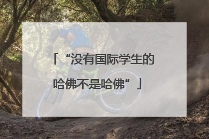 “没有国际学生的哈佛不是哈佛”