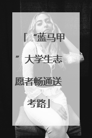 “蓝马甲”大学生志愿者畅通送考路