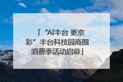 “AI丰台 更京彩”丰台科技园商圈消费季活动启幕