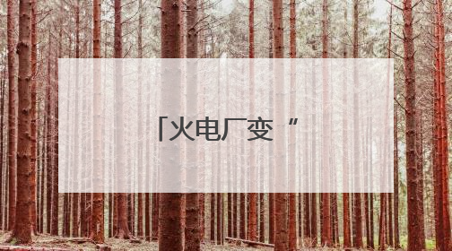 火电厂变“绿电厂”