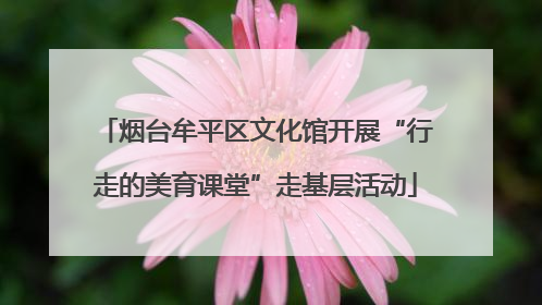 烟台牟平区文化馆开展“行走的美育课堂”走基层活动