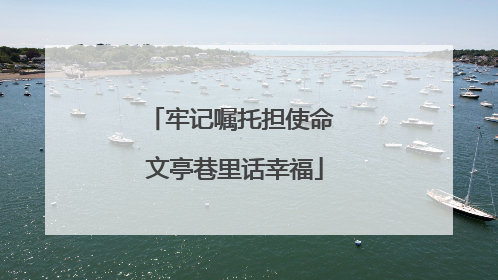 牢记嘱托担使命 文亭巷里话幸福