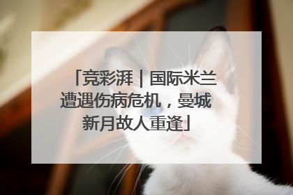 竞彩湃｜国际米兰遭遇伤病危机，曼城新月故人重逢
