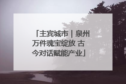 主宾城市｜泉州万件瑰宝绽放 古今对话赋能产业