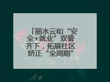 丽水云和“安全+就业”双管齐下，拓展社区矫正“全周期”管理新路径