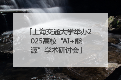 上海交通大学举办2025高校“AI+能源”学术研讨会