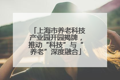 上海市养老科技产业园开园揭牌，推动“科技”与“养老”深度融合