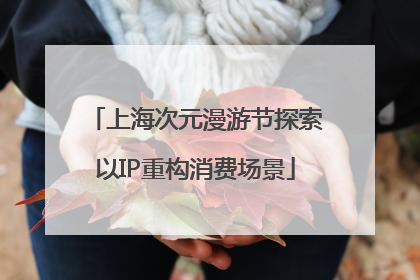 上海次元漫游节探索以IP重构消费场景