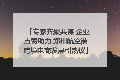 专家齐聚共谋 企业点赞助力 郑州航空港跨境电商发展引热议