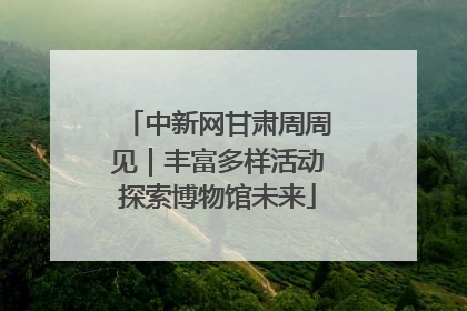 中新网甘肃周周见｜丰富多样活动探索博物馆未来