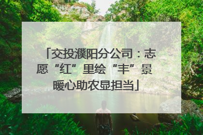交投濮阳分公司：志愿“红”里绘“丰”景 暖心助农显担当