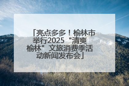 亮点多多！榆林市举行2025“清爽榆林”文旅消费季活动新闻发布会