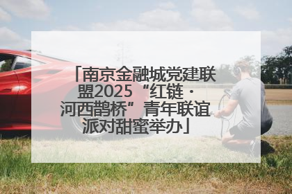 南京金融城党建联盟2025“红链・河西鹊桥”青年联谊派对甜蜜举办