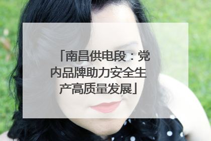 南昌供电段：党内品牌助力安全生产高质量发展