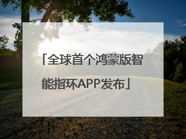 全球首个鸿蒙版智能指环APP发布