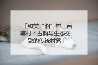 和美“湘”村｜画笔村：古韵与生态交融的传统村落