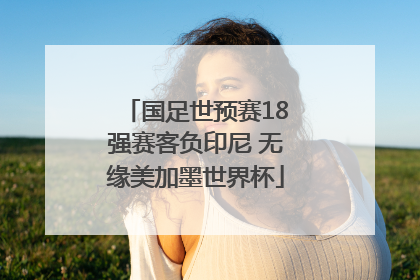 国足世预赛18强赛客负印尼 无缘美加墨世界杯