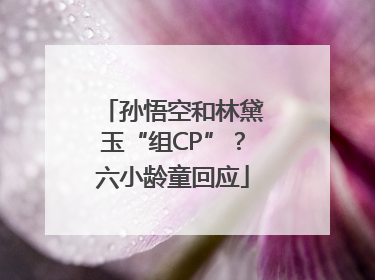 孙悟空和林黛玉“组CP”？六小龄童回应