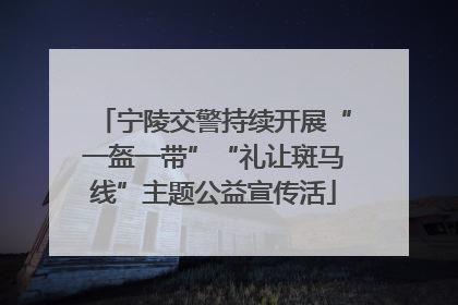 宁陵交警持续开展“一盔一带”“礼让斑马线”主题公益宣传活