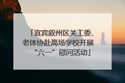 宜宾叙州区关工委、老体协赴高场学校开展“六一”慰问活动
