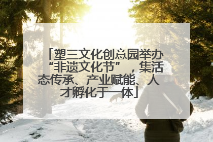 塑三文化创意园举办“非遗文化节”，集活态传承、产业赋能、人才孵化于一体