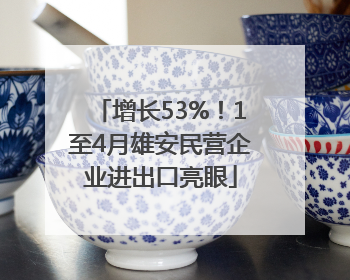 增长53%！1至4月雄安民营企业进出口亮眼