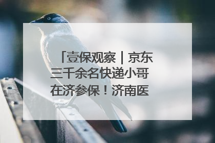壹保观察｜京东三千余名快递小哥在济参保！济南医保局喊你来参保