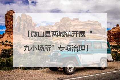 微山县两城镇开展“九小场所”专项治理