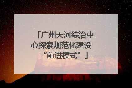 广州天河综治中心探索规范化建设“前进模式”