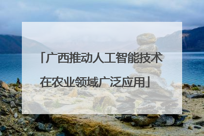 广西推动人工智能技术在农业领域广泛应用
