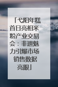 弋阳年糕首日亮相米粉产业交易会：非遗魅力引爆市场 销售数据亮眼