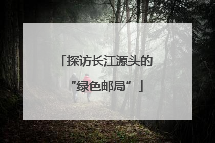 探访长江源头的“绿色邮局”