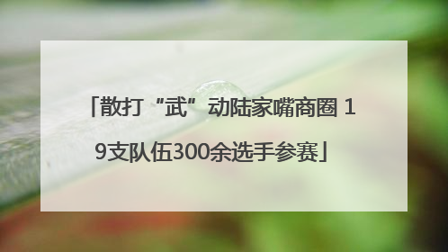 散打“武”动陆家嘴商圈 19支队伍300余选手参赛