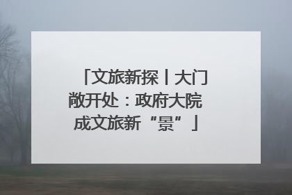 文旅新探丨大门敞开处：政府大院成文旅新“景”