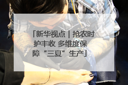 新华视点｜抢农时 护丰收 多维度保障“三夏”生产