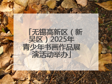 无锡高新区（新吴区）2025年青少年书画作品展演活动举办