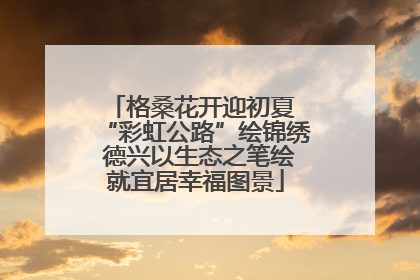 格桑花开迎初夏 “彩虹公路”绘锦绣 德兴以生态之笔绘就宜居幸福图景