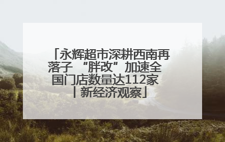 永辉超市深耕西南再落子 “胖改”加速全国门店数量达112家丨新经济观察