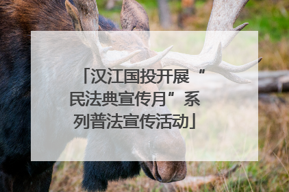 汉江国投开展“民法典宣传月”系列普法宣传活动