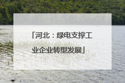 河北：绿电支撑工业企业转型发展