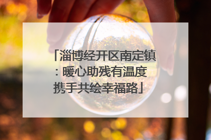 淄博经开区南定镇：暖心助残有温度 携手共绘幸福路
