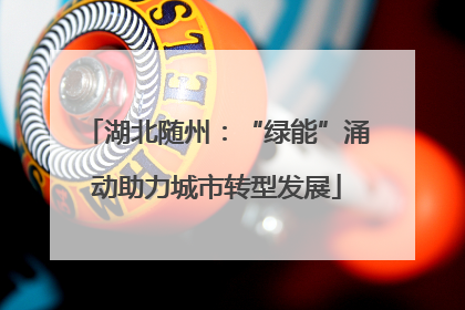 湖北随州：“绿能”涌动助力城市转型发展