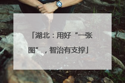 湖北：用好“一张图”，智治有支撑
