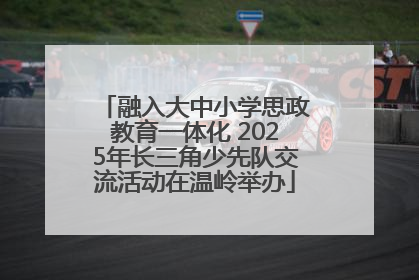 融入大中小学思政教育一体化 2025年长三角少先队交流活动在温岭举办