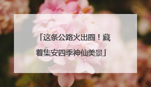 这条公路火出圈！藏着集安四季神仙美景