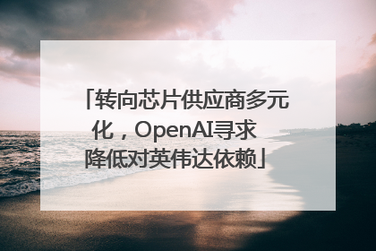 转向芯片供应商多元化，OpenAI寻求降低对英伟达依赖