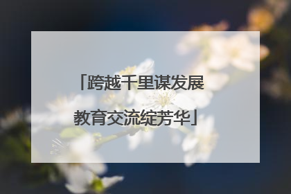 跨越千里谋发展 教育交流绽芳华