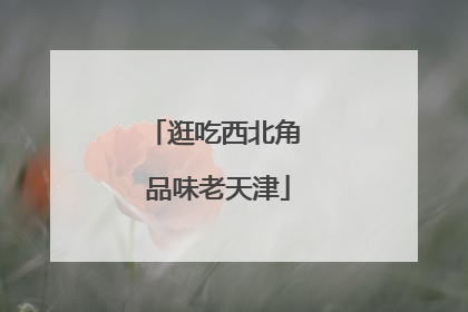 逛吃西北角 品味老天津